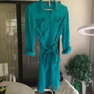 Calypso st Barth safari linen shirt dress
